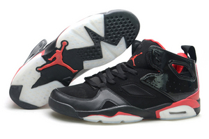 Male Basketball Sneaker: Gym Red & Black Jordan Brand (Flight Club 91)