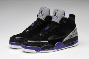 Heads Up: Son Of Mars Low Jordans Black/Grape Ice/ White Men Style Training Sneakers Online