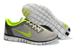 Womens Nike Free 3.0 V2 Wolf GreyVolt Shoes