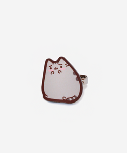 Blushing Pusheen ring