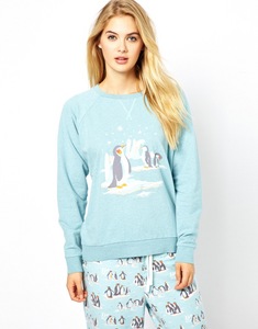 Cath Kidston Lolita Penguin Sleepwear Sweat Top