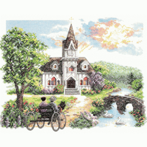 03227 Набор для вышивания Dimensions «Country Church», 180, 03227, Dimensions