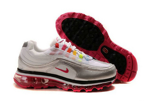 Womens Air Max 24 7 Rainbow White Silver Black Shoes