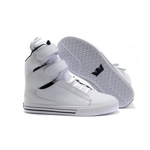 Supra Women Shoes TK Society All White Leather