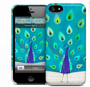 Чехол для iPhone 5 GelaSkins 'Patterned Peacock'