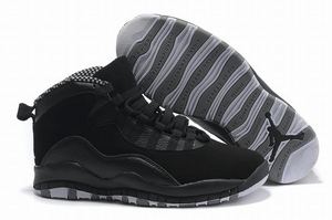 Nike Air Jordan 10 Retro Black/Grey Men's