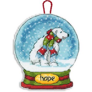 Dimensions  HOPE SNOW GLOBE ORNAMENT