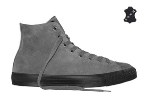 Кожаные кеды Converse (конверс) Chuck Taylor All Star 125598 серые