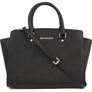 Сумка Michael Kors Large Selma Top-Zip Satchel black