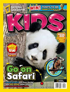 Журналы National Geographic for kids (уже есть про дельфинов, самых страшных хищников, динозавров)