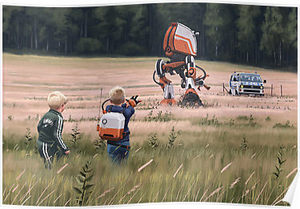 Large Simon St&#229;lenhag Poster