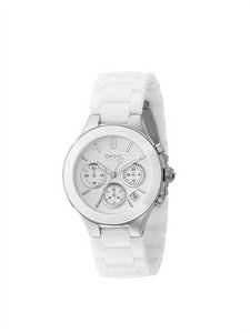 WHITE CERAMIC CHRONOGRAPH WATCH