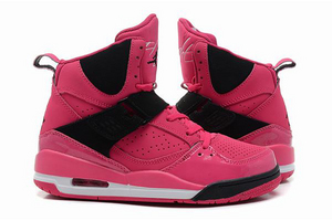 Heads Up : Air Jordan Flights 45 High (GS) in Vivid Pink and Black Colorways for Womens