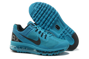 Mens Air Max 2013 Blue Black Shoes Shoes