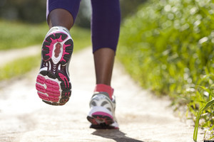 Colorful sneakers for gym