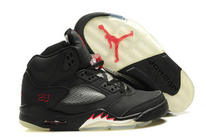 Air Jordan V 5-Black/Red Big Size 14&15 Nike Shoes