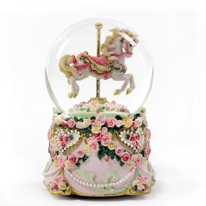 Carousel Snow Globe