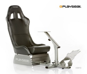 Playseat Evolution/Alcantara Black + Gearshift Holder + Floormat