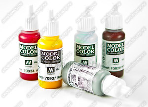 Краска Acrylicos Vallejo Model Color Металлики, Прозрачные, Флуорисцентные Цвета