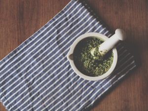 homemade pesto