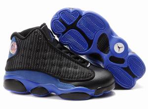 Black and Blue New Size Children Athletic Shoes Jordan 13 Brand 2013