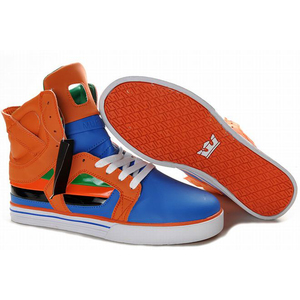 high tops supra skytop ii blue and orange men shoes