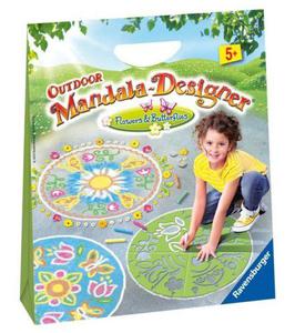 Трафарет Outdoor Mandala-Designer "Цветы и бабочки"