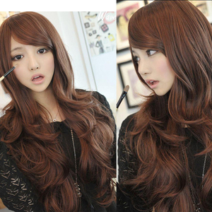 Fashion Korean Style Womans Sexy Long Wavy Hair Wig High Quality Wig | eBay