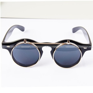 Vintage Steampunk Lens Round Sunglasses