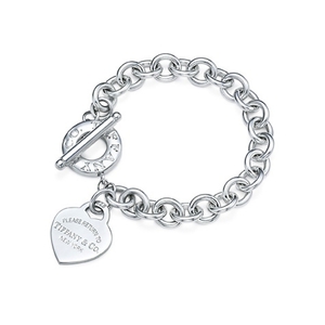 Heart Tag Toggle Bracelet, Tiffany