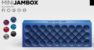 MINI JAMBOX blue diamond