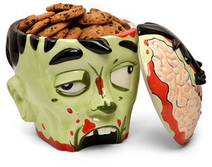 ThinkGeek :: Zombie Head Cookie Jar