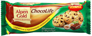 Alpen Gold Chocolife шоколад и фундук