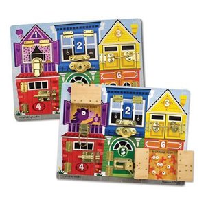 Melissa and doug доска с задвижками