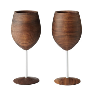 David Rasmussen wooden wine glasses