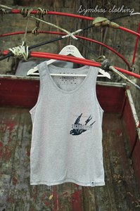 Symbios Clothing SWALLOW gray tank top