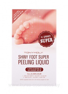 Супер-пилинг для ног TONYMOLY Shiny Foot Super Peeling Liquid 2х30мл.