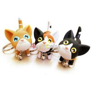 Lovely Cat Kitten Key Rings Chain