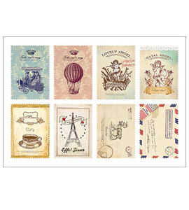 Набор наклеек 'Ancien Stamp Sticker' - Atelier