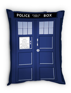 Подушка "Тардис" 2 / Pillow "Tardis" 2 - Доктор Кто - купить в интернет магазине "Hungry bags"