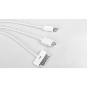 Набор USB-кабелей (для iphone 5, iphone 4, обычный USB)