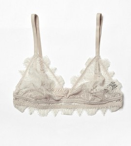 Lace triangle bra