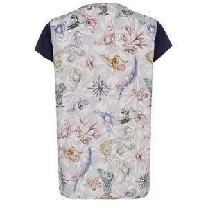 Paul Smith T-Shirts - Navy Marine Print Panel T-Shirt