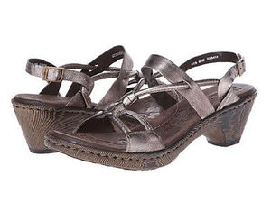 Born Pamati Pewter Sling Back Sandals