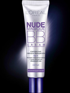 L'OREAL  NUDE MAGIQUE BB CREAM-светлый