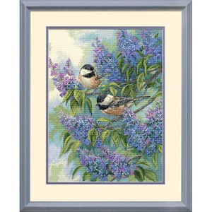 Синицы и сирень (Chickadees and Lilacs)