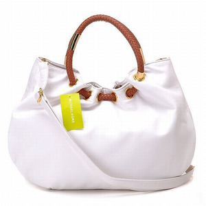 Michael Kors Skorpios Large Shoulder Bag White