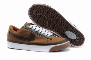 Nike Blazers Low Mens Vintage Suede Trainers Light Chocolate Brown