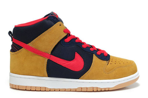 Nike Dunk SB High Pro Premium "Obsidian/Red & Maple" Men Design Shoes