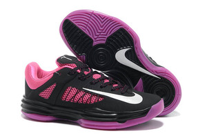 Nike Low Lunar Hyperdunk + 2012 Basketball Sneakers With Pink/White And Black Color Women Size